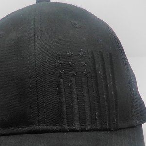 USA Black Flag Mesh Baseball Adjustable Cap Hat